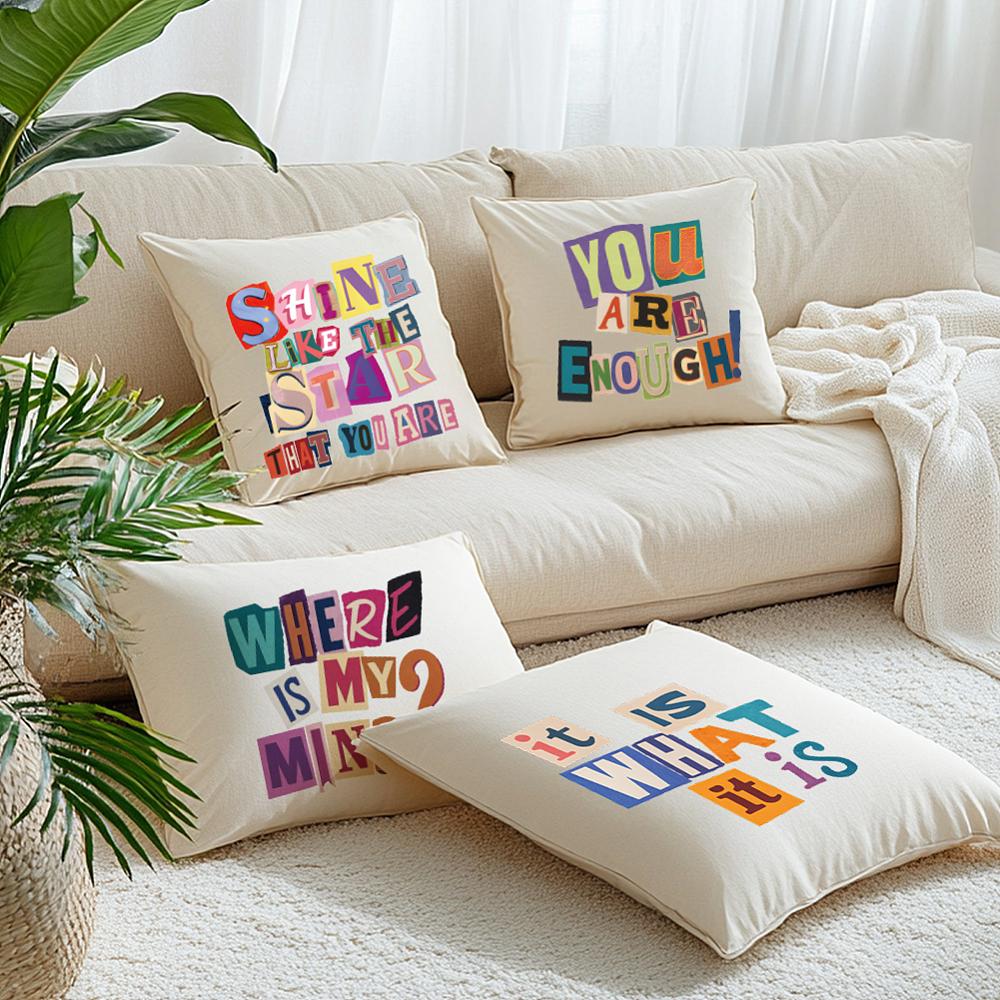 4Pcs 4 Styles Plastic Heat Transfer Film Logo Stickers Set for DIY T-Shirt Word 250x230~250mm