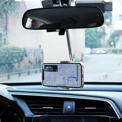 360°-Rückspiegel-Telefonhalter, universeller Autotelefonhalter, Auto-Rückspiegelhalterung, Telefon- und GPS-Halter, Autotelefon-Stent