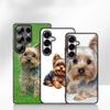 Yorkshire Terrier Yorkie Dog Pet Phone Case for Samsung Galaxy S25 S23 S22 S24 FE Ultra Plus A56 A05 A06 A15 A16 A57 S7 Edge