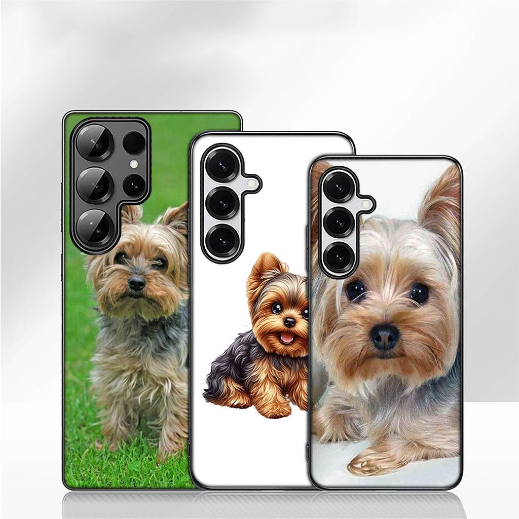 Yorkshire Terrier Yorkie Dog Pet Phone Case for Samsung Galaxy S25 S23 S22 S24 FE Ultra Plus A56 A05 A06 A15 A16 A57 S7 Edge