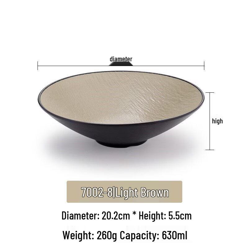 Japanese Style Melamine Conical Noodle Bowl