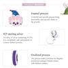 WOSTU New 925 Sterling Silver Funny Clown Charm Colorful Enamel Bead Pendant Fit Original Bracelet For Women Jewelry