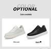 Korean Style Men's White Thick Sole Breathable Casual Sneakers