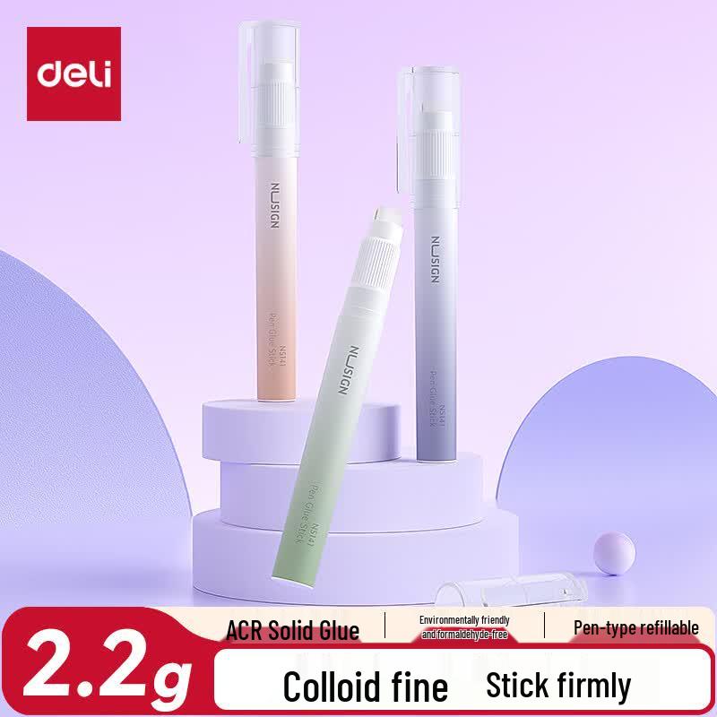 Deli Formaldehyde-Free High-Viscosity Solid Glue Sticks