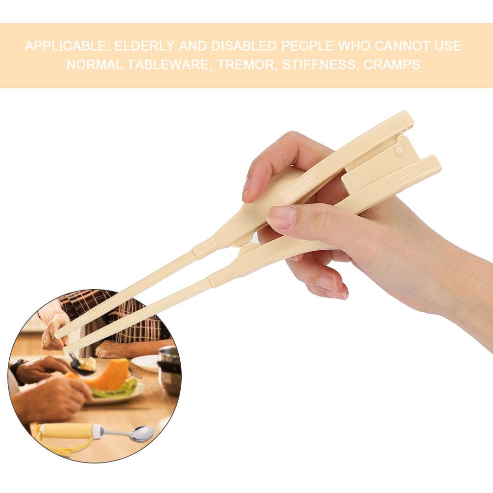 Handicapped Recovery Training Chopsticks Dining Eating Aids Utensil for Stroke Hemiplegia PatientsChopsticks