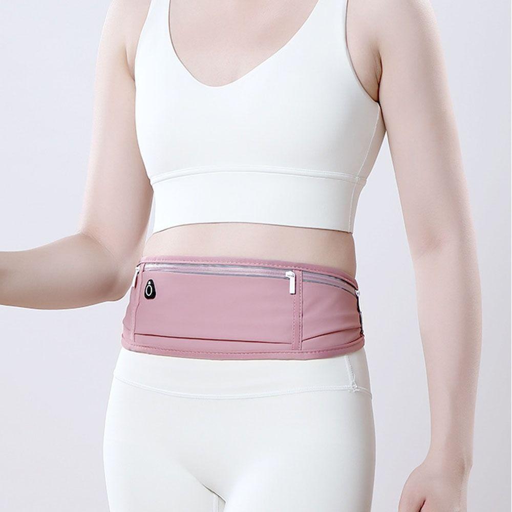 Invisible Running Waist Bag Breathable Waist Pack Multi-function Sports Belt Bag  Women