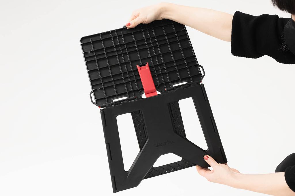 Hasegawa desta Compact Carbon Resin Step Stool, 1 Step, SCF-24 (24cm) (10180), Black