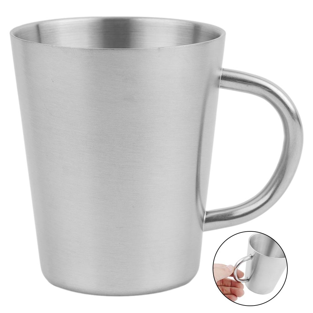 Dinnerware Coffee Mug Serving Dishes Cold Drinks Double Layer For Milk Large Capacity Stainless Steel Water Water Cup