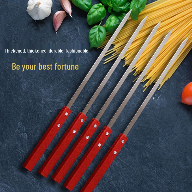 Renxiao Stainless Steel BBQ Skewers & Roasting Forks