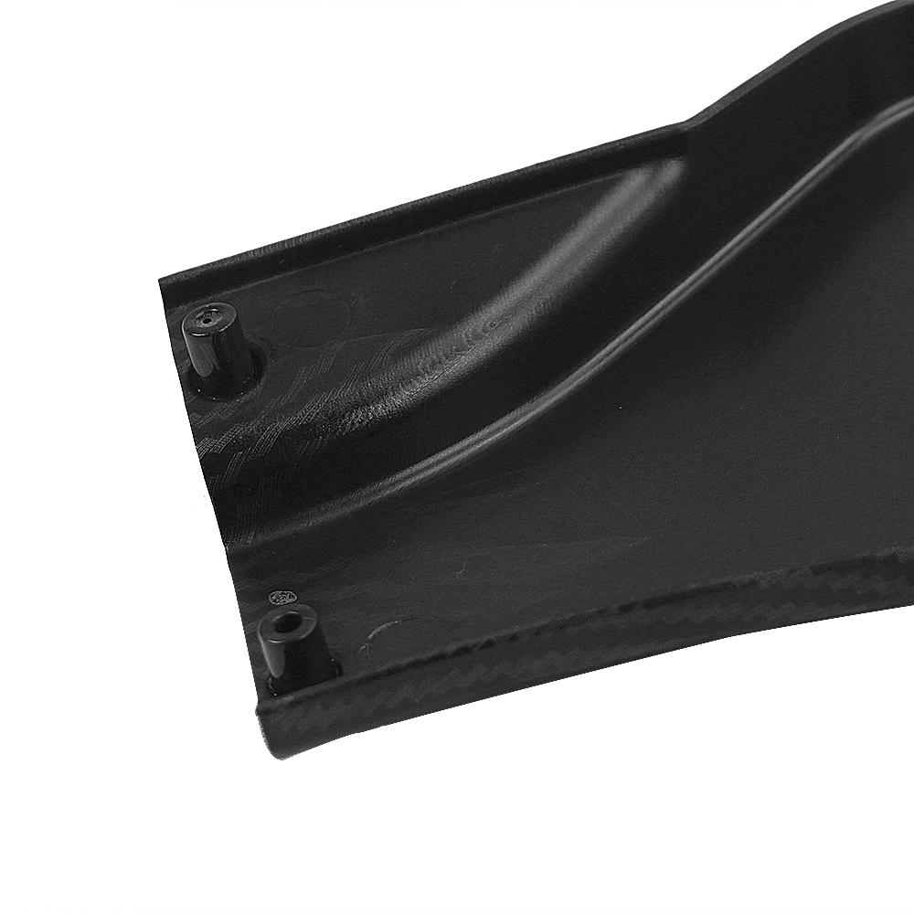 Front Bumper Spoiler Lip For Mazda 3 Axela 2014 2015 2016 2017 2018 Carbon Fiber Look/Gloss Black Lower Splitter Kit Protector