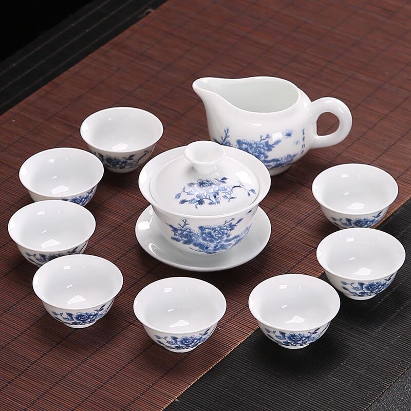 Naijiang White Porcelain Kung Fu Tea Set