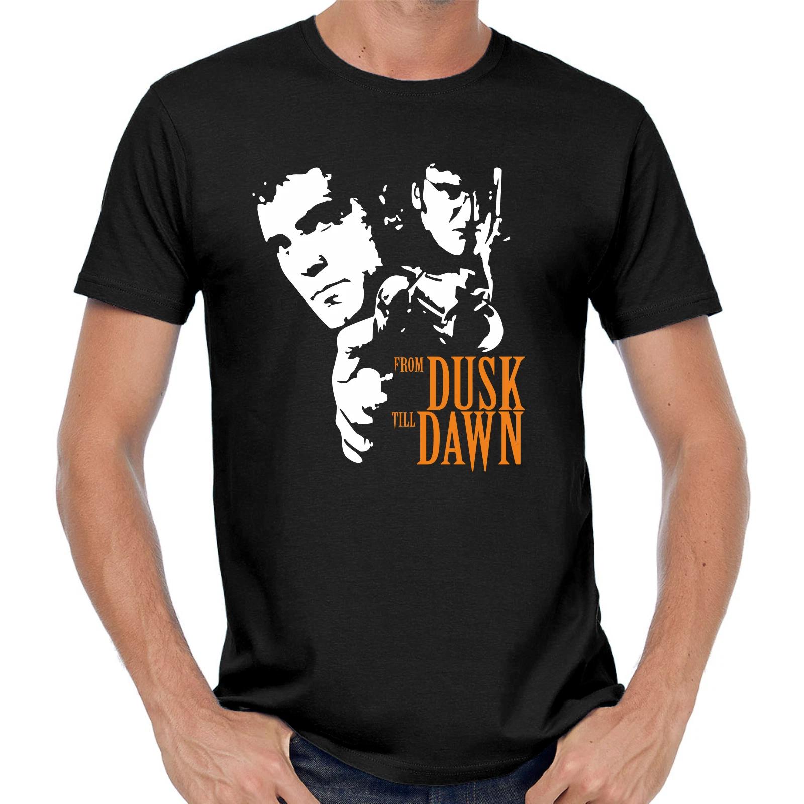 Men s and Women s T-shirts From Dusk Till Dawn Quentin Tarantino Cult Retro Movie TV Fan DVD L