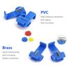 Color Stripless Wire Terminals Quick Install Electrical Connectors Heat Resistant for Home Car Lighting Systems