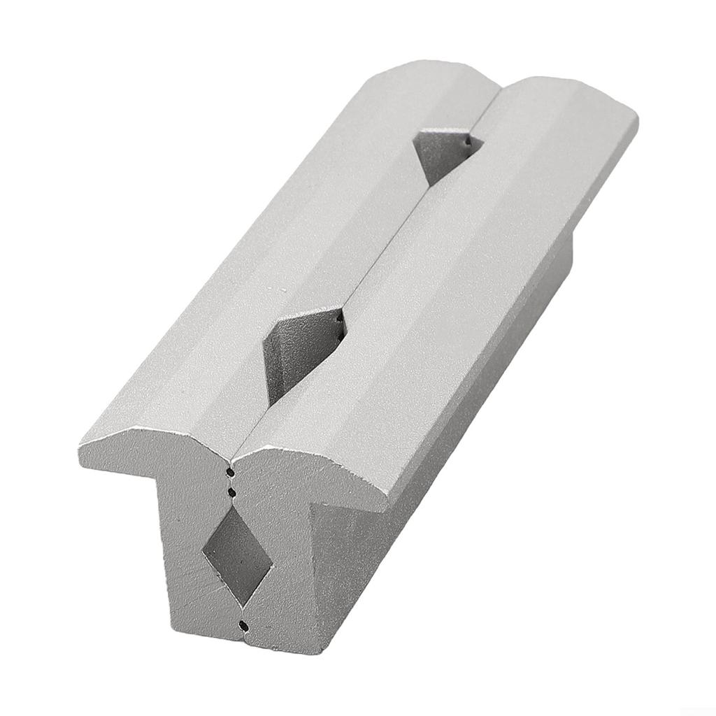 1pair Aluminum Alloy V Type Jaw for CNC Milling Steel Vise Hard Jaw Fixture