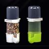 Plastic Bird Water Dispenser Leak-Proof Parrot Drinking Bottle Bird Food Container  Travel