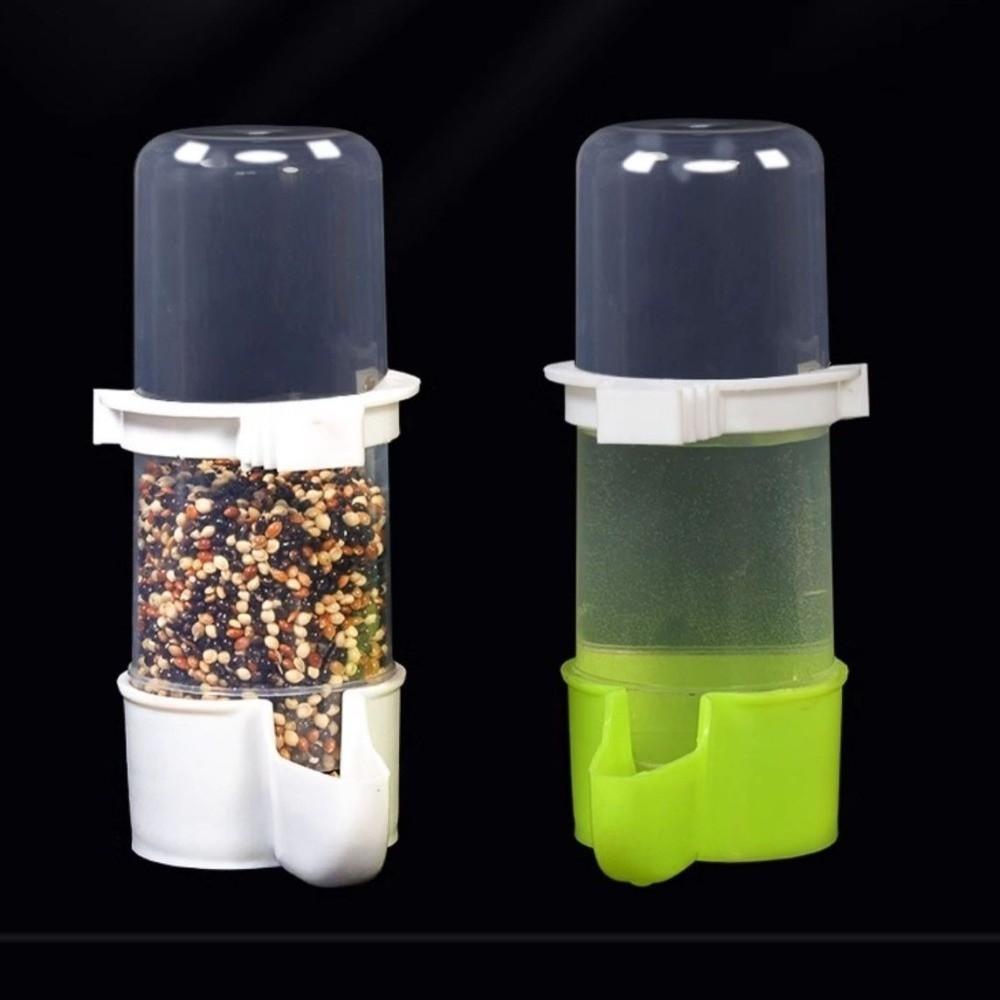 Plastic Bird Water Dispenser Leak-Proof Parrot Drinking Bottle Bird Food Container  Travel