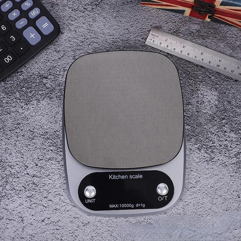 Rechargeable Stainless Steel Kitchen Scale for Baking and Coffee