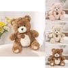 Plush Creative Charming Bear Toy Available In Brown Pink And White Colors