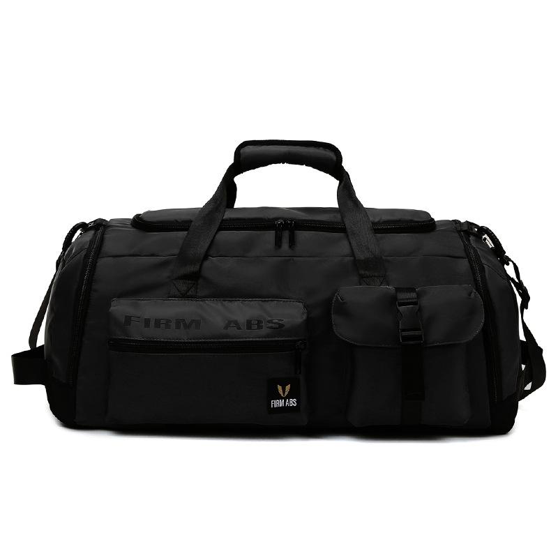 

New large-capacity backpack, short-distance travel, business travel, luggage, wet and dry separation, sports and leisure fitness bag чорний