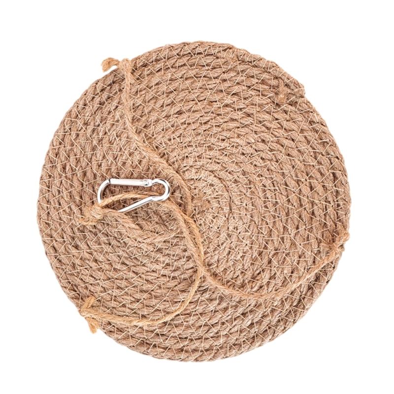 Straw Woven Reptiles Hammock Bed for Lizards and Small Animal Owners Breathable and Easy to Hanging for Terrariums Decors