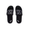 Under Armour Ignite Series Vi Graphic Strap Casual Slide Sandals Men Footwear Black Gray 3024450-003