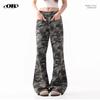 OREETA Autumn Retro Camouflage Micro-Flare Work Pants - Unisex Slimming American Workwear