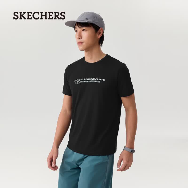 

Skechers Men s Active Knit Short Sleeve T-Shirt P226M257 XXL