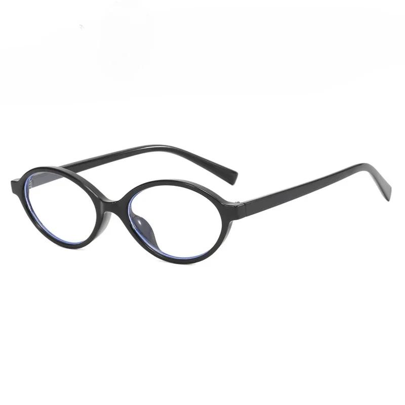 Oval Small Frame Sunglasses Stylish  Student Style UV Protection Sunglasses Transparent Leopard Oculos Glasses for Women
