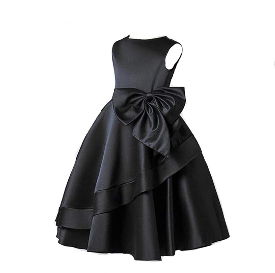 

Recital Kids Большая сценическая одежда [Honey Baby] Платье, Платье, Лента, Костюм, Девочки, Торжественный, Концерт, Свадьба, Сити-Го-Сан, Детский (160см, чёрный