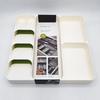 Silverware Drawer Organizer 3 in 1 Eco Friendly Plastic Multifunction Utensil Organizer for Knife Fork Chopsticks Spoon