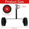 Lawn Mower Support Wheel Adjustable Weed Trimmer Auxiliary Wheels Garden Lawn Mower Cutter Replacement Power Tool Accessories