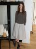Deomiteun Farina Linen V Knit (Deep Taupe)