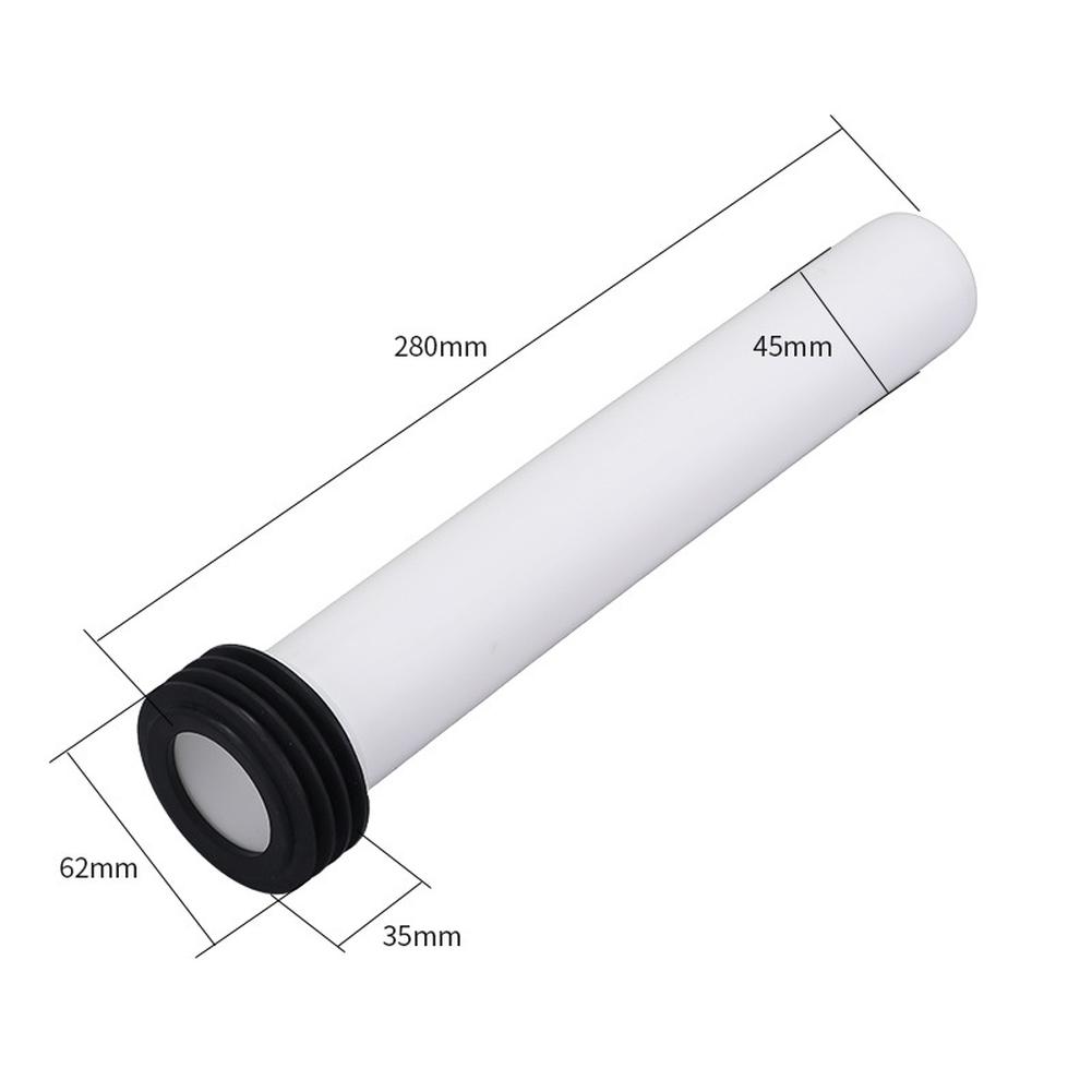 28cm PP Flushing Tube for Concealed Water Tank Manual Toilet Bidet Pipe