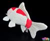 L30Cm Cute Red Koi Fish Plush Realistic Animal Plush Toy Model Good Luck Charms Friend Birthday Gift
