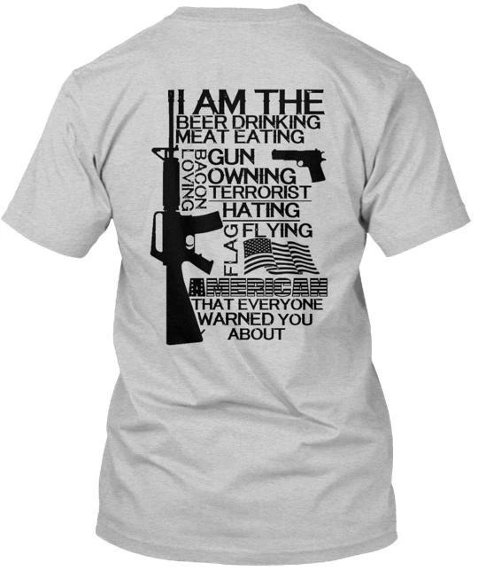 

Proud Gun Owning American TTshirt Made in the USA Size S to 5XL XL