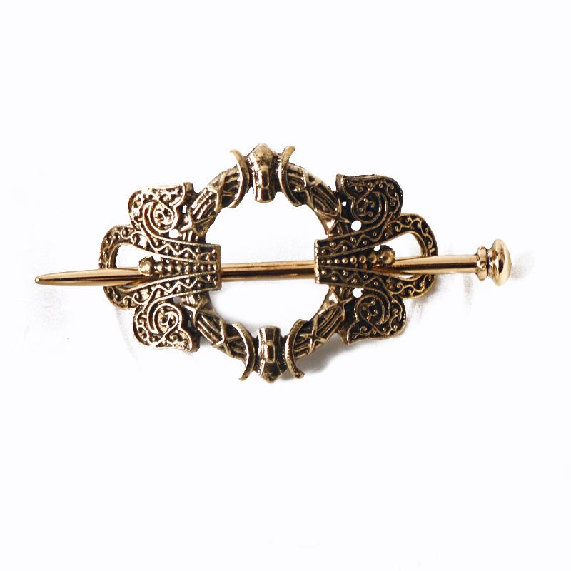 European & American Retro Celtic Knot Hairpin - Metal Crown Updo Clip