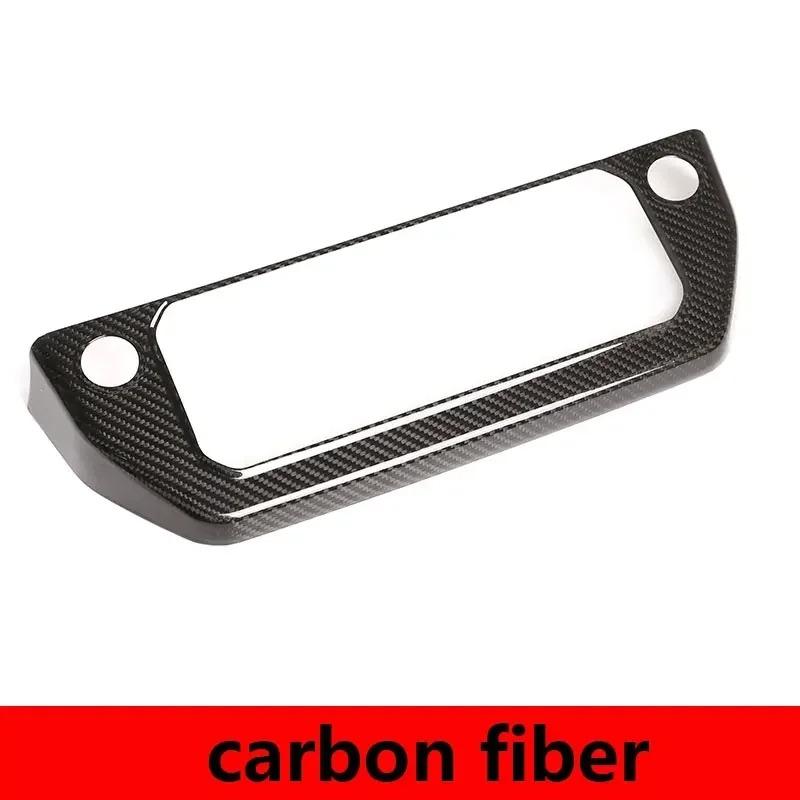

For Land Rover Defender 90 110 130 20-25 Real Carbon Fiber Car Center Console Air Conditioning Mode Button Cover Car Accessories