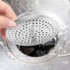 2 szt. Sitko Odpływ Zlewozmywaka Koszyk Kuchenny Ekran Filtru Łapacze Włosów Sitka do Srebrnego Metalu