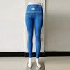 Tištěné jógové kalhoty Denim Sportovní Fitness Běžecké kalhoty Dámské tepláky