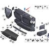 Främre luftkanal för BMW 7-serie F01/F02 (Del 51747183854)