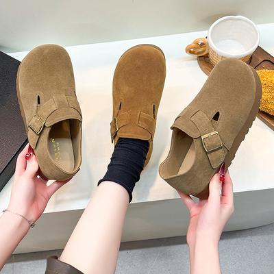 British Retro Spring New Lazy Shoes with Soft Soles Comfortable and Versatile Doudou Shoes Single Shoes Women