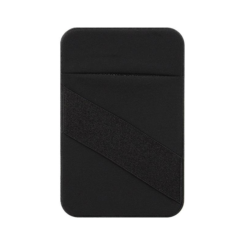 

Самоклеящийся держатель для мобильного телефона с мраморным узором и ремешком 6.1*9.3cm чёрный