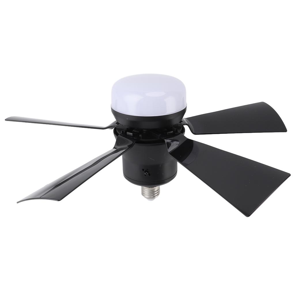 Ceiling Fan Light Dimmable 3 Color Temp 3 Wind Speed 1H 2H 4H Timer E26 Small Fan Lamp with Remote for Bedroom Kitchen