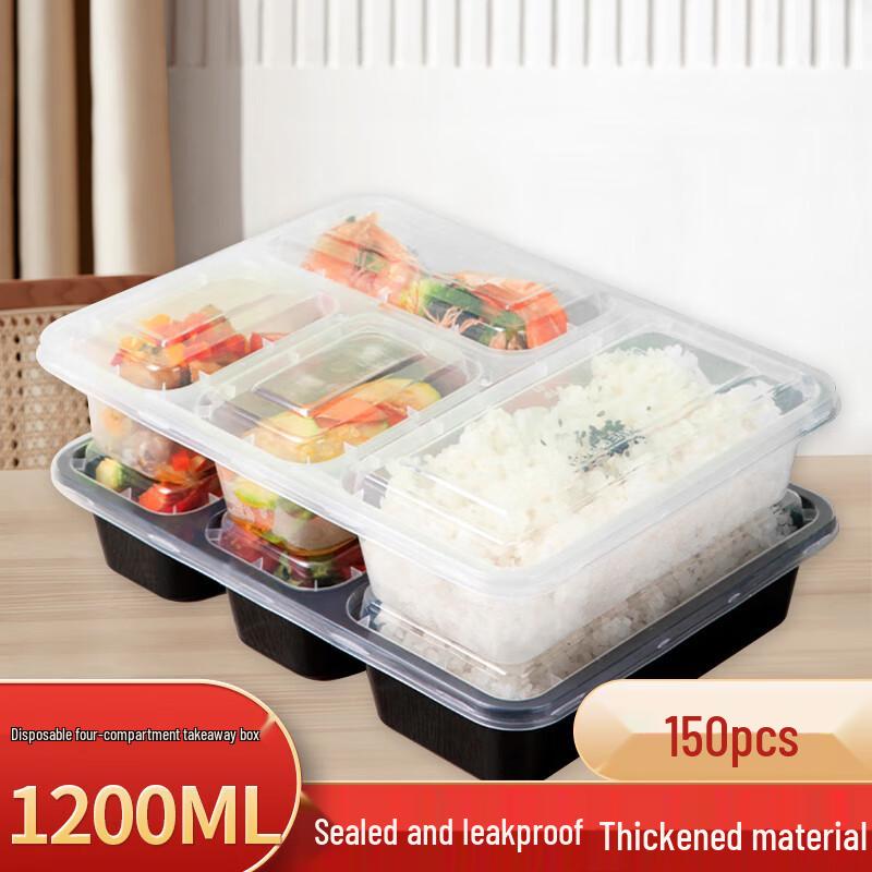 Simple Love Life Disposable Multi-Compartment Meal Prep Containers