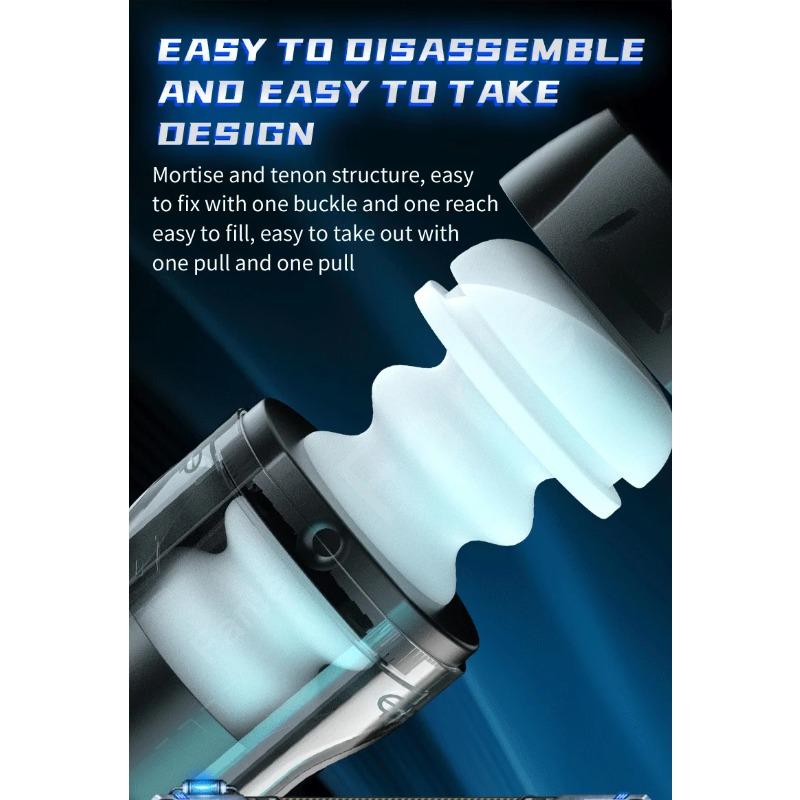 Male Masturbation Cup Automatic Telescopic Heated Sucking Pocket Pussy Blowjob Sex Machines Toy Adult Goods for Men Masturbator