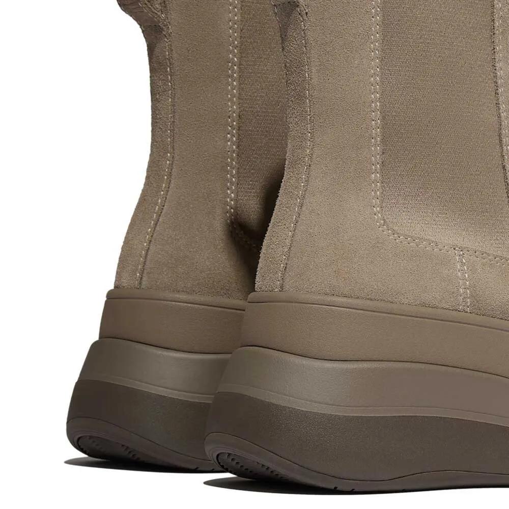 Fitflop F-Mode Stack Suede Chelsea Booties