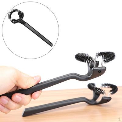 Machine Cleaning Brush, Accessories Tool Removable Reusable Nylon Round Head Maker Espresso