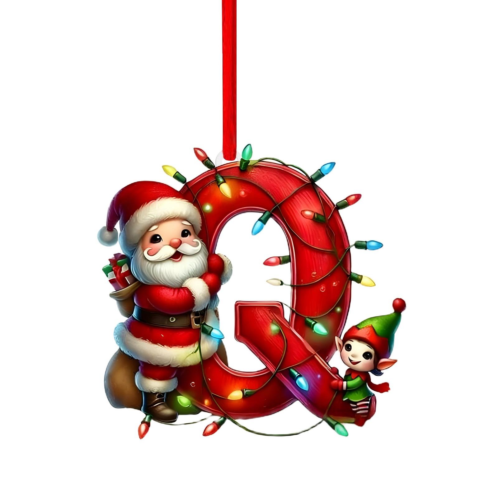 

26 букв,Рождество,Украшения,Акрил,1 One Size