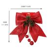 Cones Xmas Decorative Red Wreaths Durable Christmas Decoration Christmas Bow Bow Ties Home Ornament
