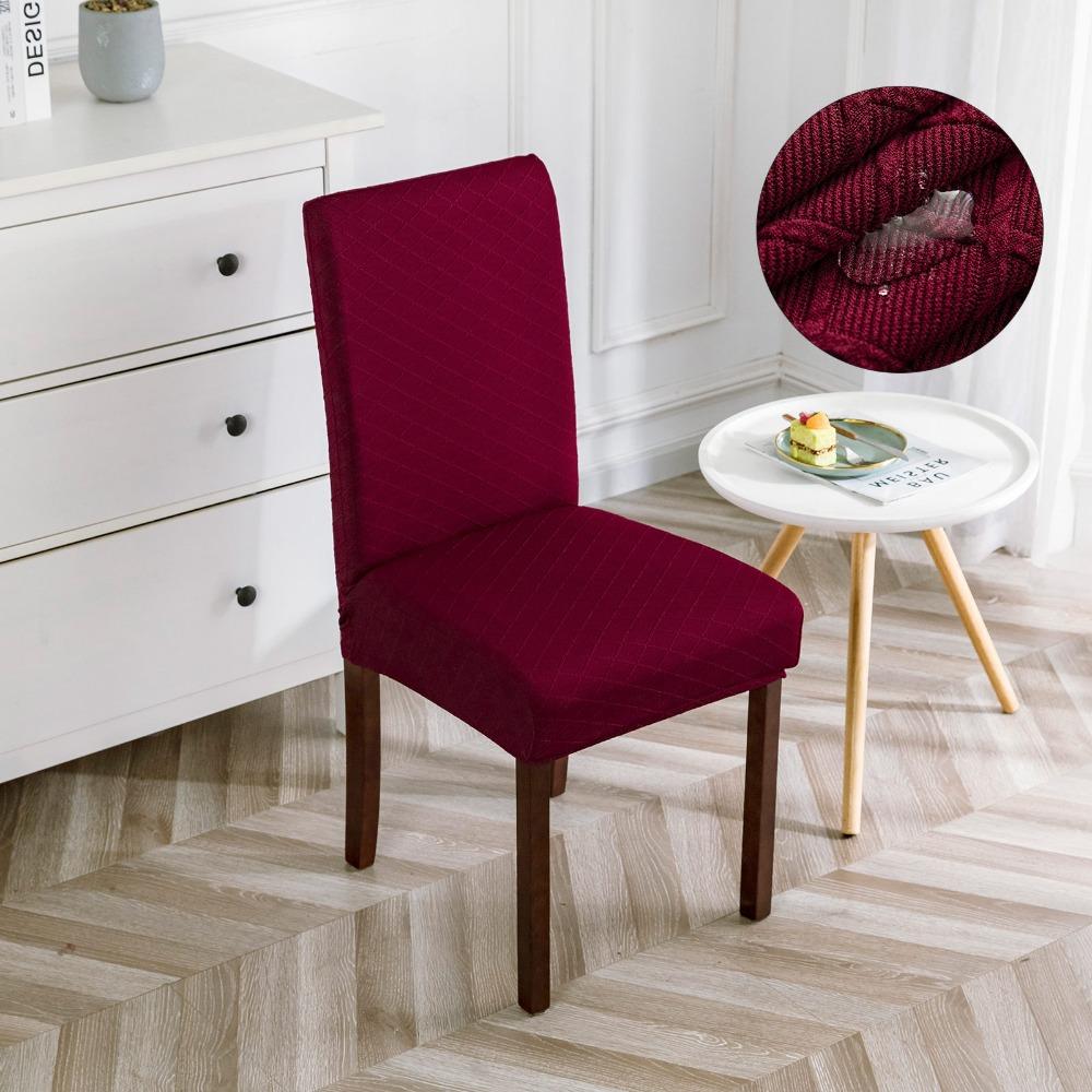 Waterproof Chair Covers for Home Use Dustproof Dining Chair Slipcovers Easy To Clean and Durable